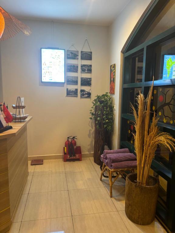 TV/trung tâm giải trí tại Green Inn Phu Quoc Hotel