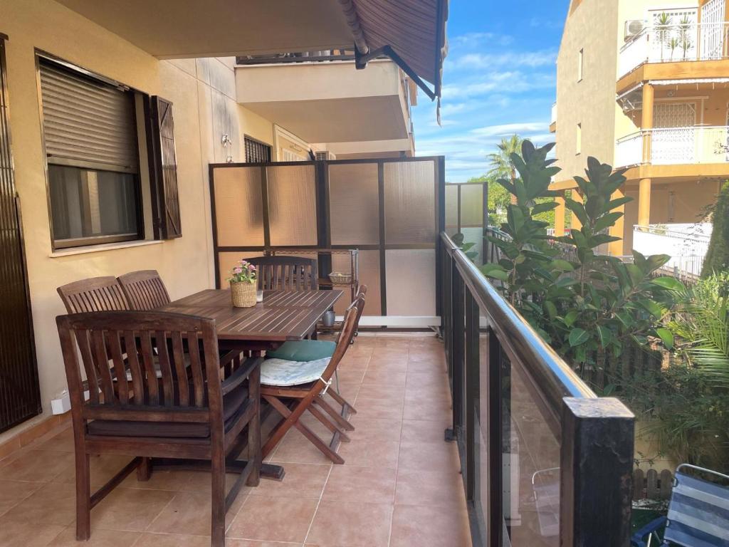 Parveke tai terassi majoituspaikassa Casa Dora Puzol