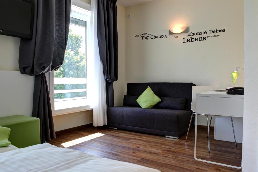 Posezení v ubytování Gartenstadt Hotel