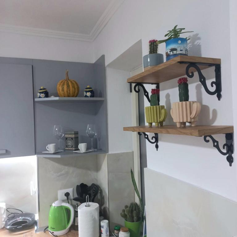 Kuchyň nebo kuchyňský kout v ubytování Regis Apartment