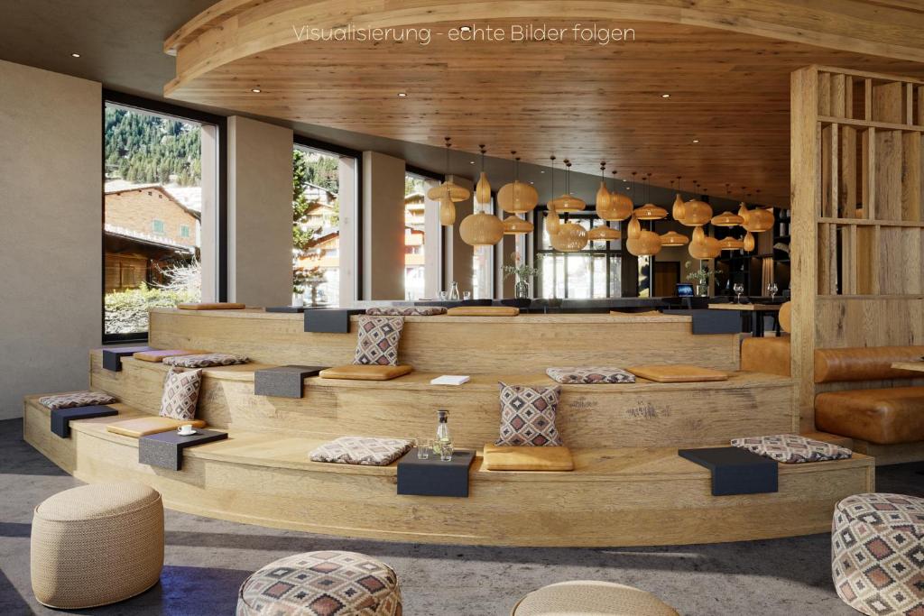 Posezení v ubytování KURVE Apartments & Lounge