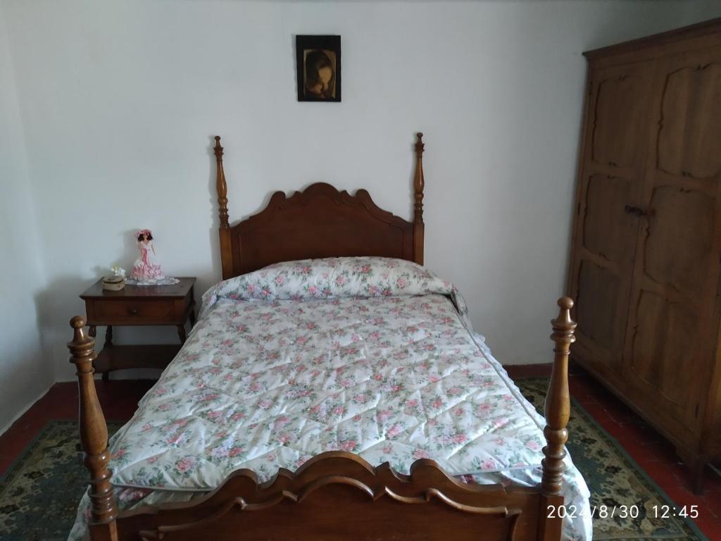 Ένα ή περισσότερα κρεβάτια σε δωμάτιο στο La Casita de San Nicolás