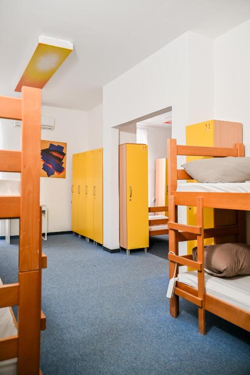 Postel nebo postele na pokoji v ubytování Hostel Fun