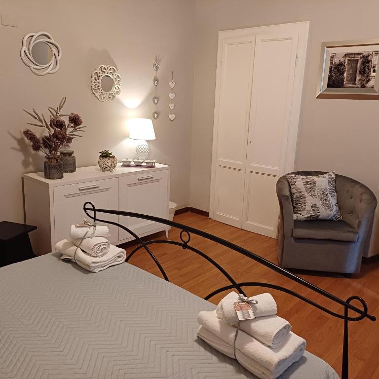 Postel nebo postele na pokoji v ubytování B&B Home XIX