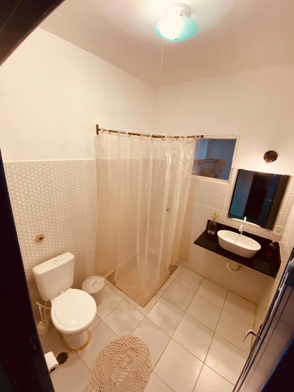 Koupelna v ubytování Adios Amigos Hostel