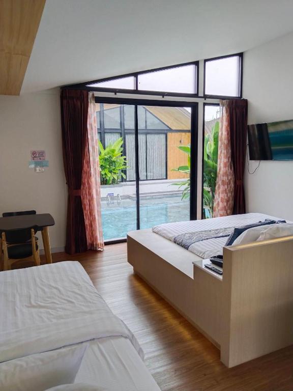 Southern Airport Hotel Hatyai - Stüdyo Villa Havuz Erişimi
