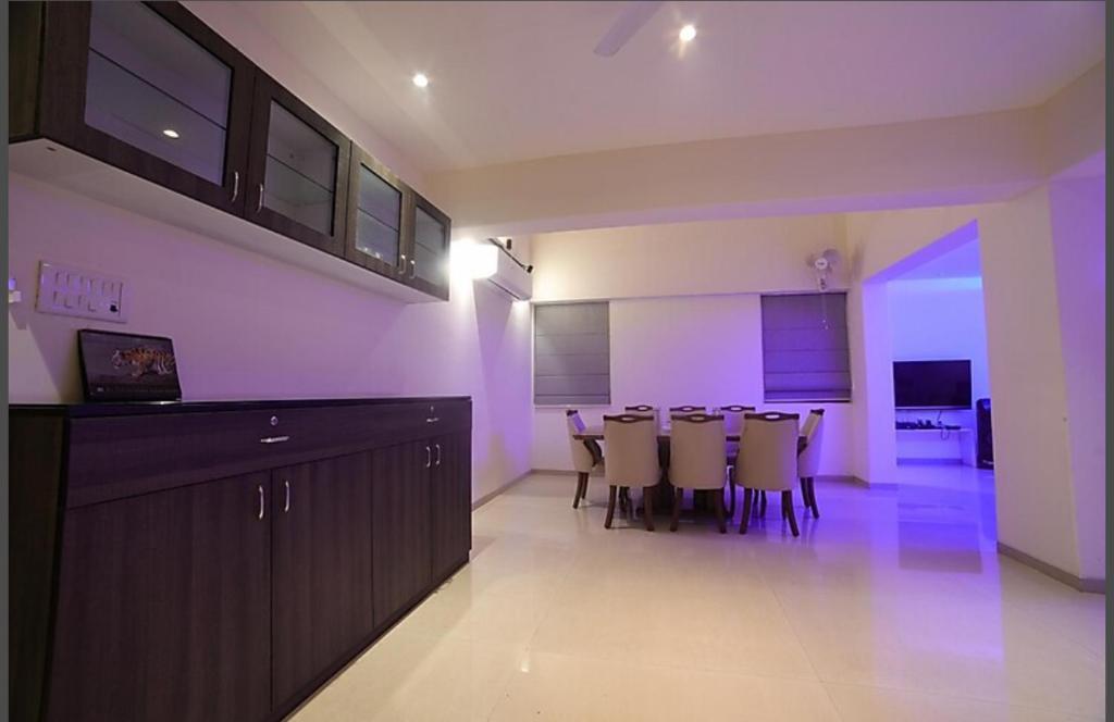 Kuchyň nebo kuchyňský kout v ubytování Woods by Mizzle Exotica Premium Villas