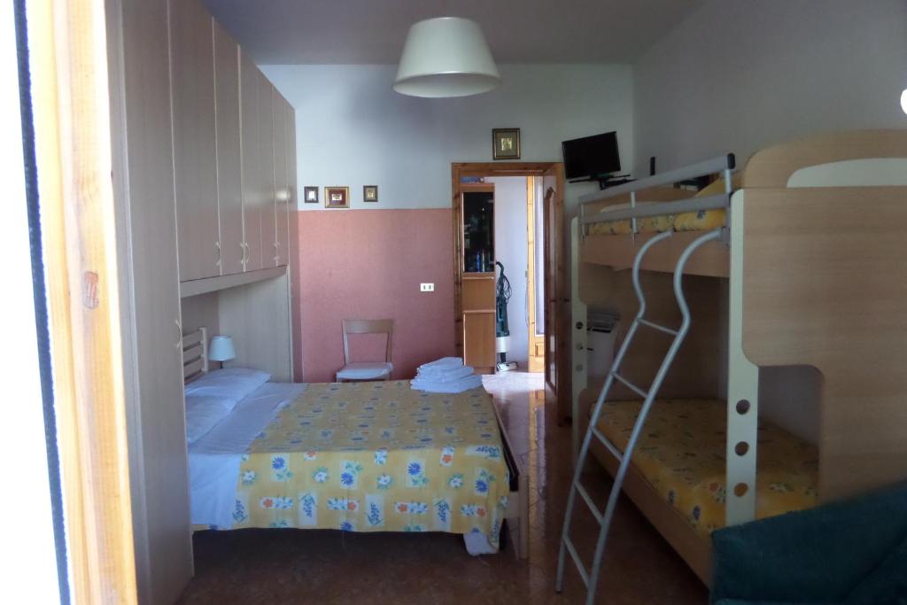 Postel nebo postele na pokoji v ubytování Villa Itaca