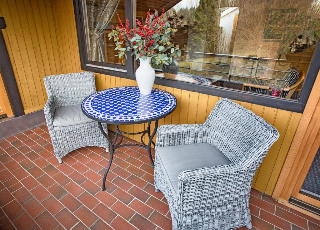 Posezení v ubytování Ferienresort am Mattenweg