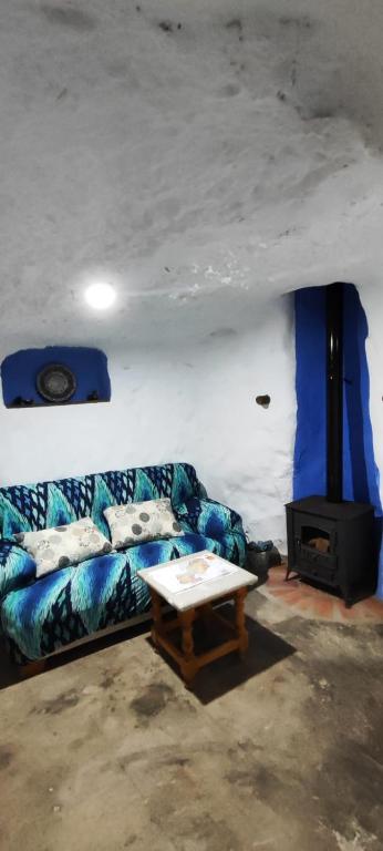 Posezení v ubytování Cueva de David
