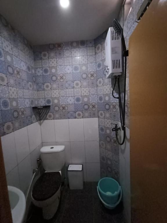 Koupelna v ubytování Oryza villa