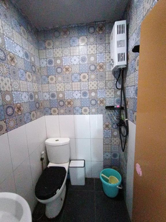 Koupelna v ubytování Oryza villa