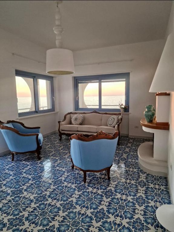 Posezení v ubytování B&B Villa Gaia
