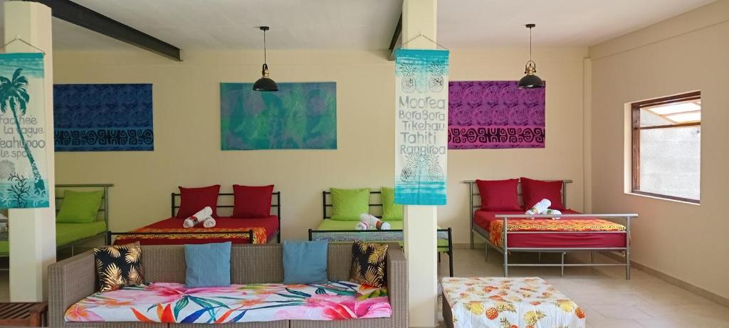 Posezení v ubytování Nui Loft