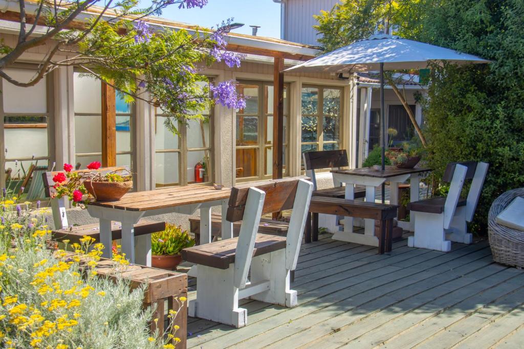 Zahrada ubytování Rustika Pichilemu Apart Hotel Piscina Temperada Hidromasaje