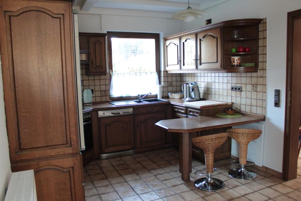 Kuchyň nebo kuchyňský kout v ubytování Ferienhaus Dell