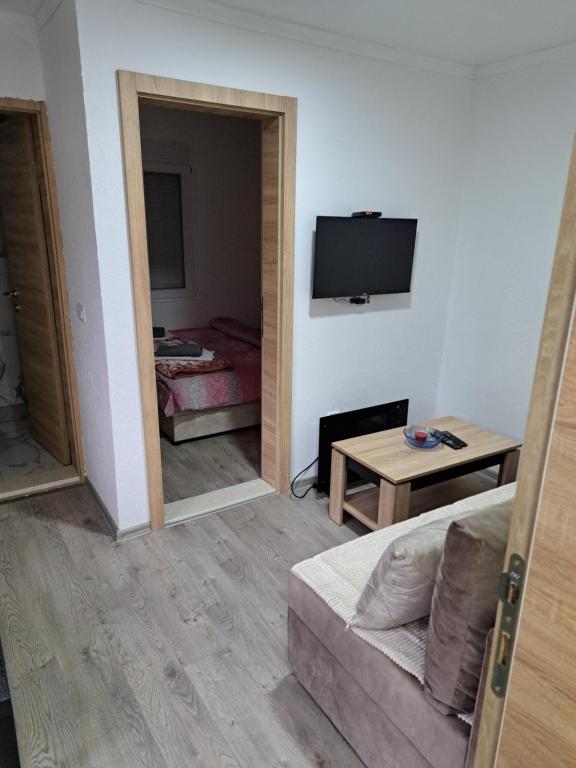 TV a/nebo společenská místnost v ubytování Villa JELENA - Guest House Nela