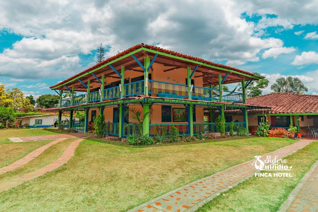 Zahrada ubytování El Sendero del Quindío I Finca Hotel I Eje Cafetero