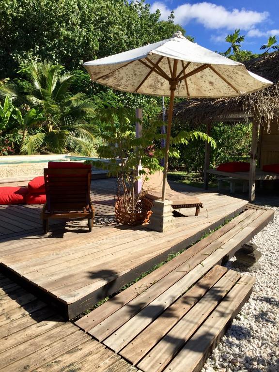 Fare BAMBOO avec PALAPA et piscine partagée - photo 7 - Moorea, Polynésie