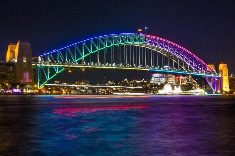 Nespecifikovaný výhled na destinaci Sydney nebo výhled na město při pohledu z hotelu