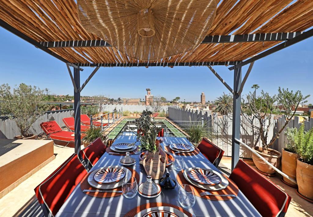 Restaurace v ubytování Riad dar Tayri