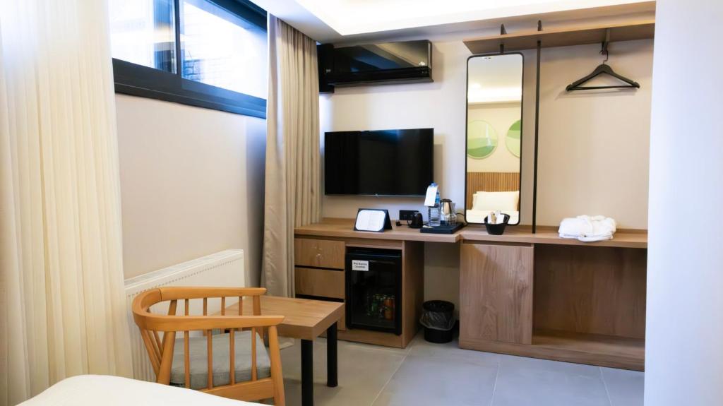 Kuchyň nebo kuchyňský kout v ubytování BeL LETTO HOTEL