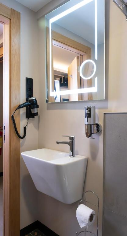 Koupelna v ubytování BeL LETTO HOTEL