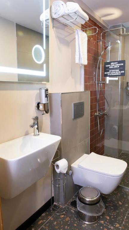 Koupelna v ubytování BeL LETTO HOTEL