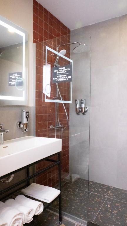 Koupelna v ubytování BeL LETTO HOTEL