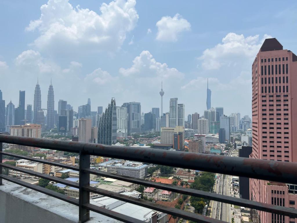 Utsikt over Kuala Lumpur, enten fra leiligheten eller fra et annet sted