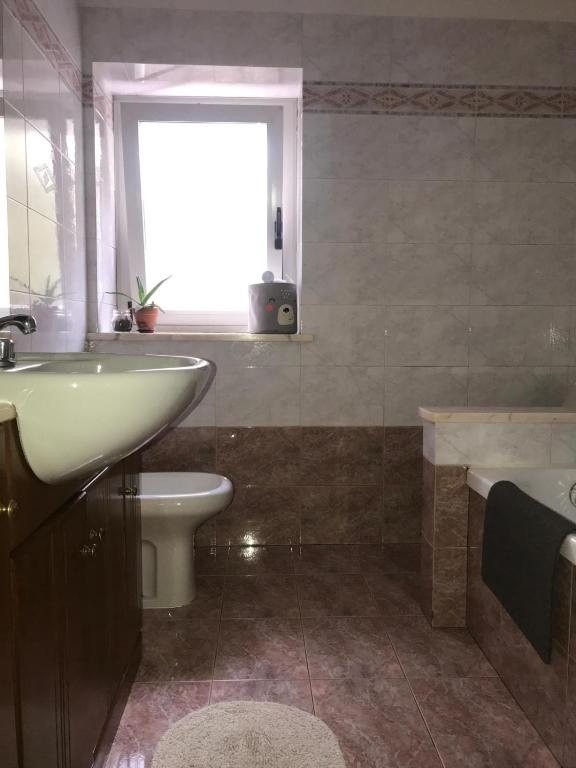 Koupelna v ubytování Ostello Casa Morit