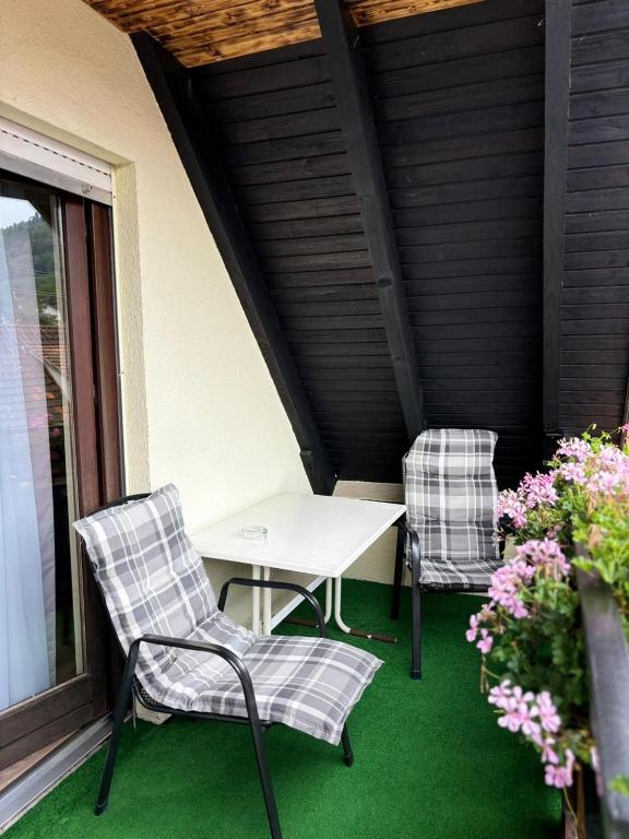 Posezení v ubytování Landhotel Traube