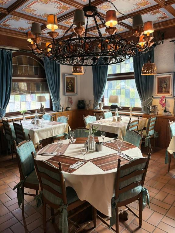 Posezení v ubytování Landhotel Traube