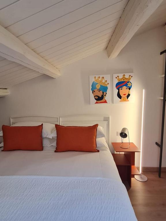 Postel nebo postele na pokoji v ubytování La Casa del Moro Pachino