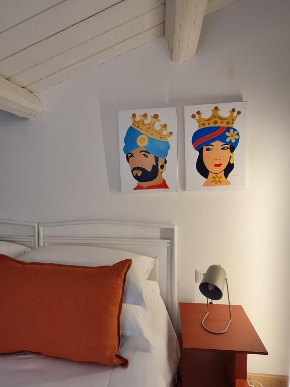 Postel nebo postele na pokoji v ubytování La Casa del Moro Pachino
