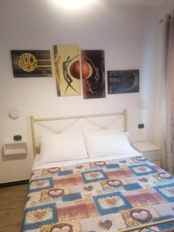 Postel nebo postele na pokoji v ubytování B&B "LA GIANCARLA"