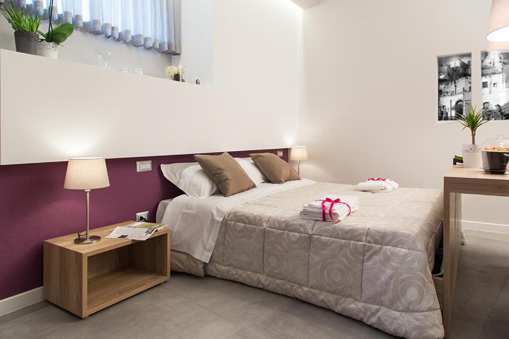 Letto o letti in una camera di l'angolo di Frima