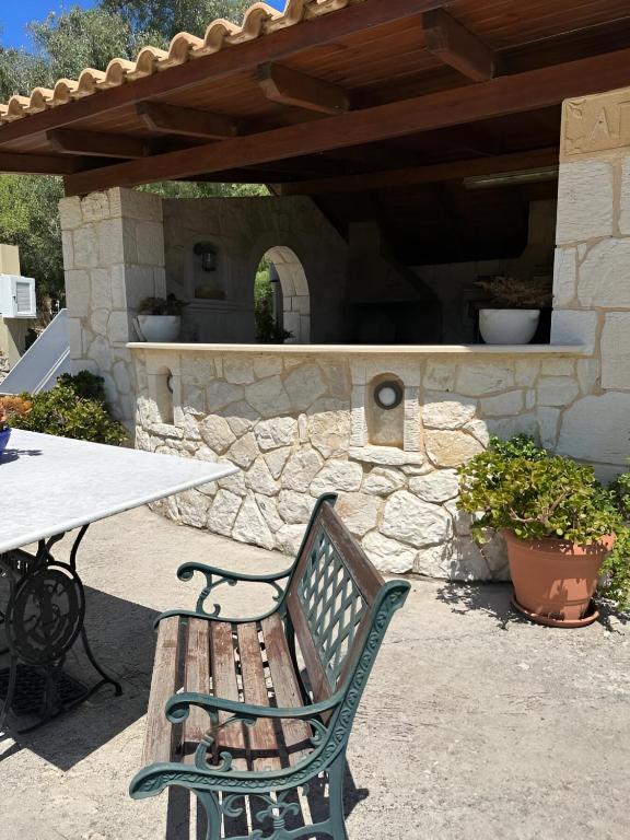 Patio nebo venkovní prostory v ubytování Pagonis Studios