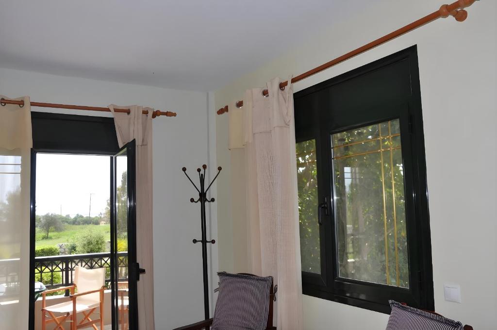 Balkón nebo terasa v ubytování Pagonis Studios