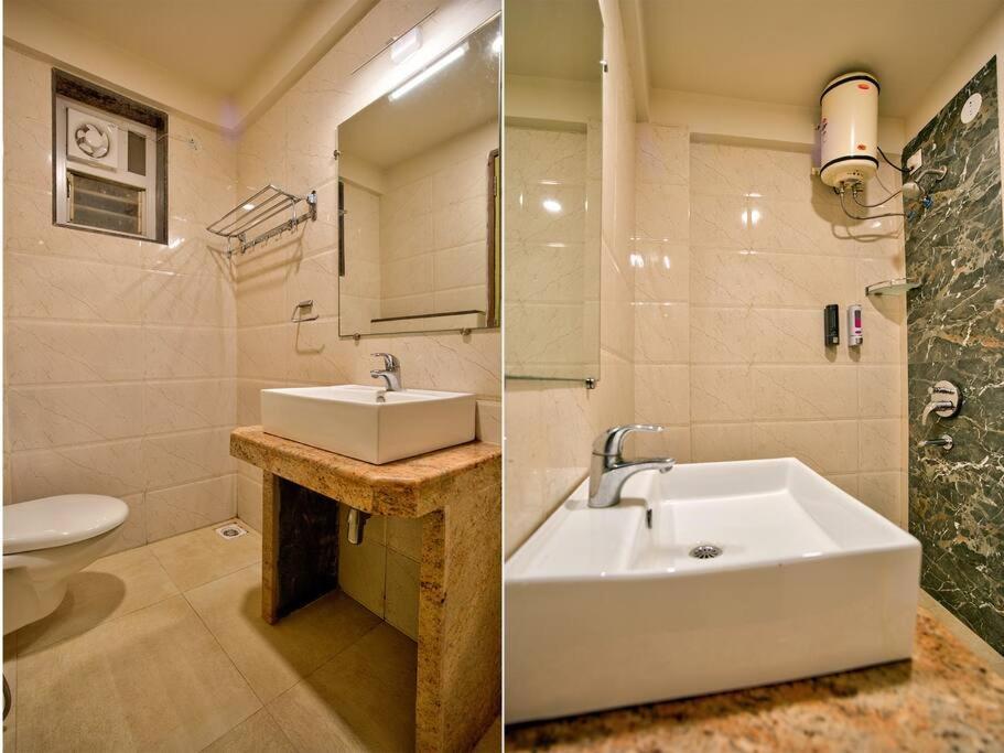 Koupelna v ubytování Luxurious 2BHK With Pool
