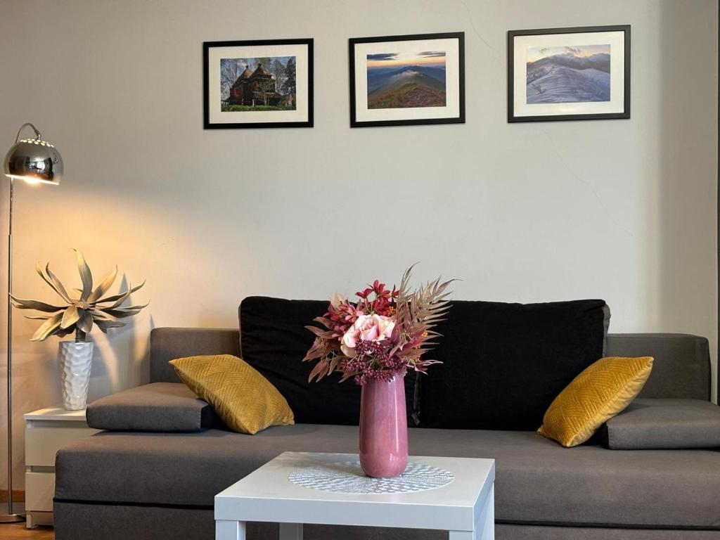 Posezení v ubytování Apartament Wygodny