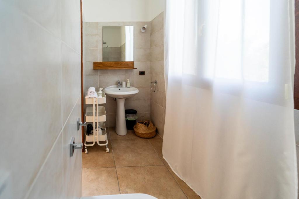 Koupelna v ubytování Casa Schiavoni