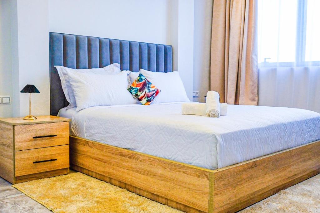 Postel nebo postele na pokoji v ubytování Blue Vista Hotel