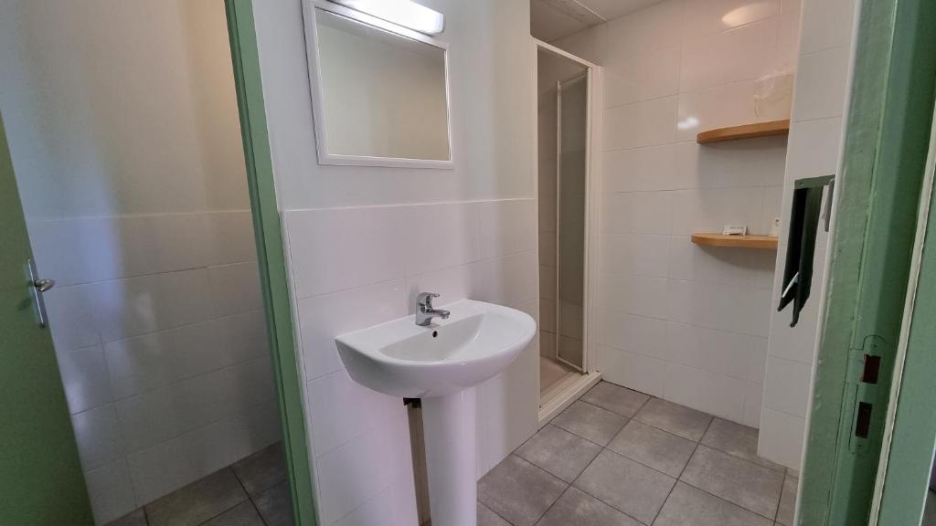 Koupelna v ubytování gite auberge l'herbe tendre