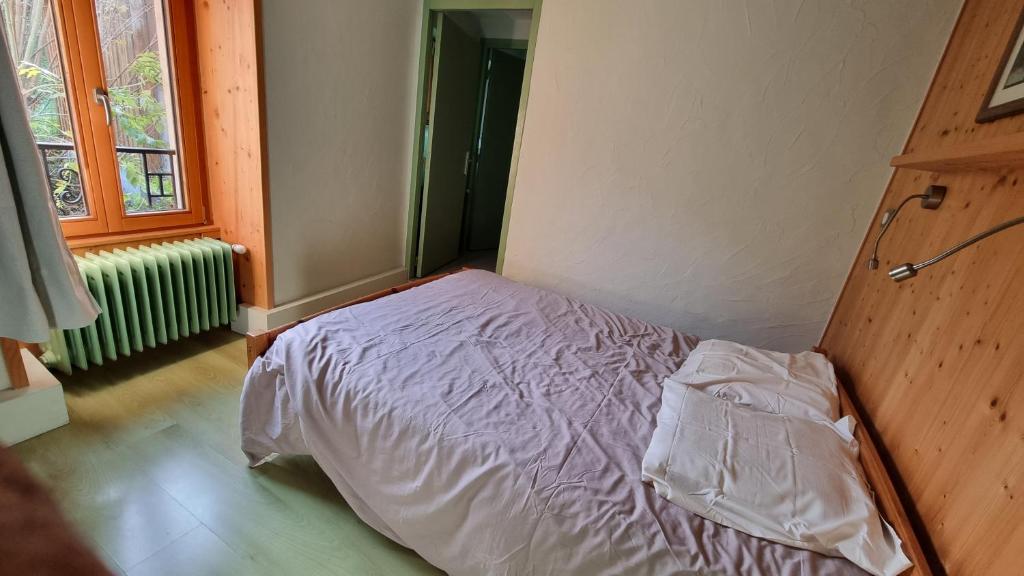 Postel nebo postele na pokoji v ubytování gite auberge l'herbe tendre