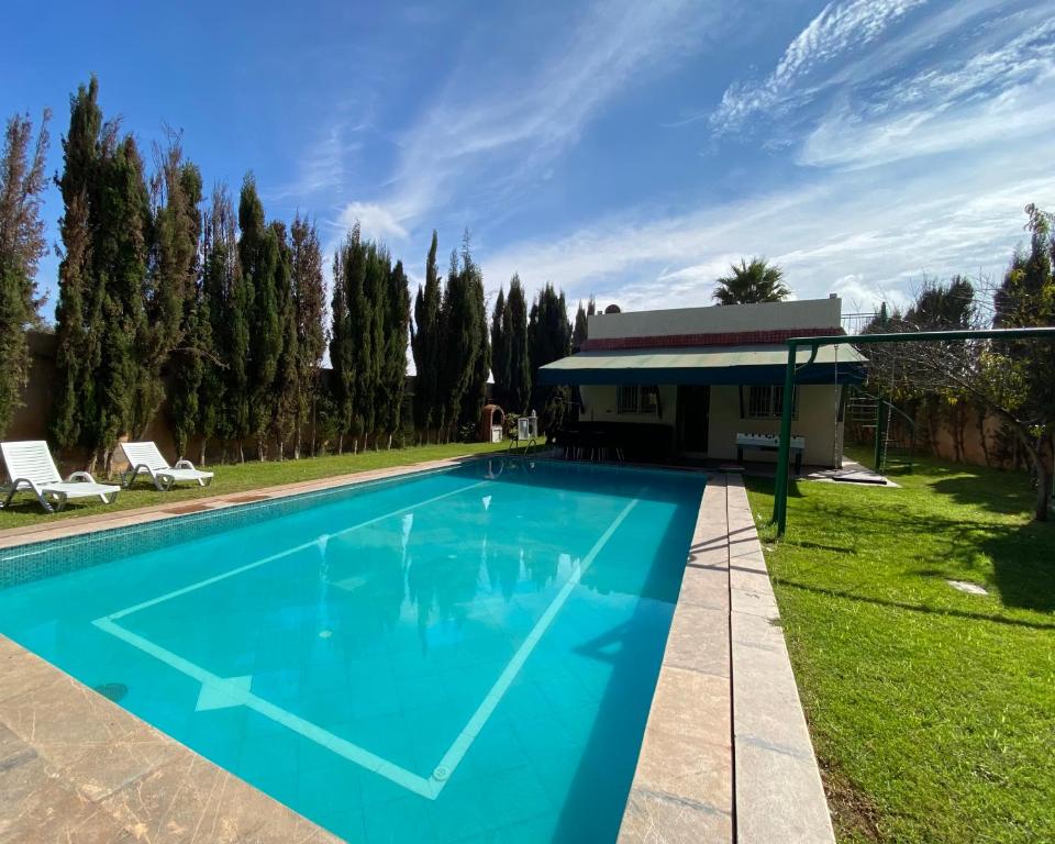 Bazén v ubytování Villa avec piscine à Agadir tifnit surf nebo v jeho okolí