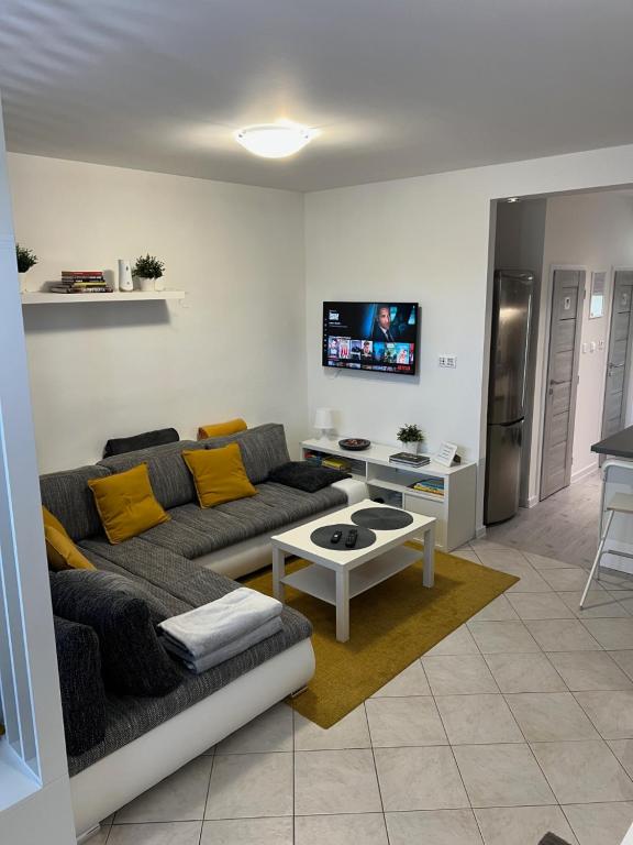 Posezení v ubytování Apartman Nábrežná