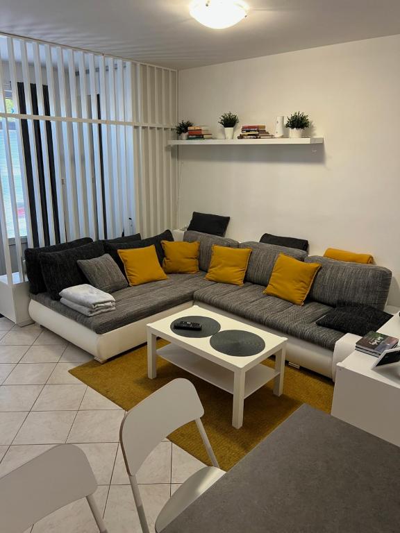 Posezení v ubytování Apartman Nábrežná