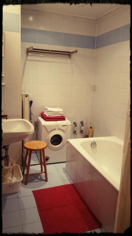 Kúpeľňa v ubytovaní Appartements Central