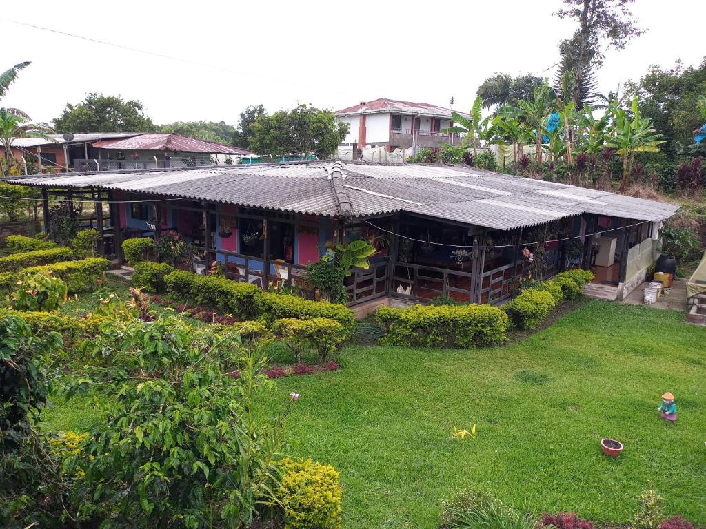 A garden outside Cafilandia
